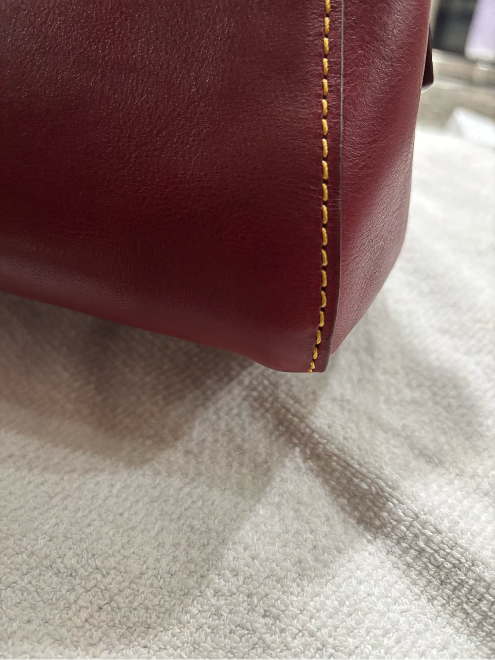 Dooney & Bourke Cameron Satchel Florentine Leather in Bordeaux - Picture 8 of 13